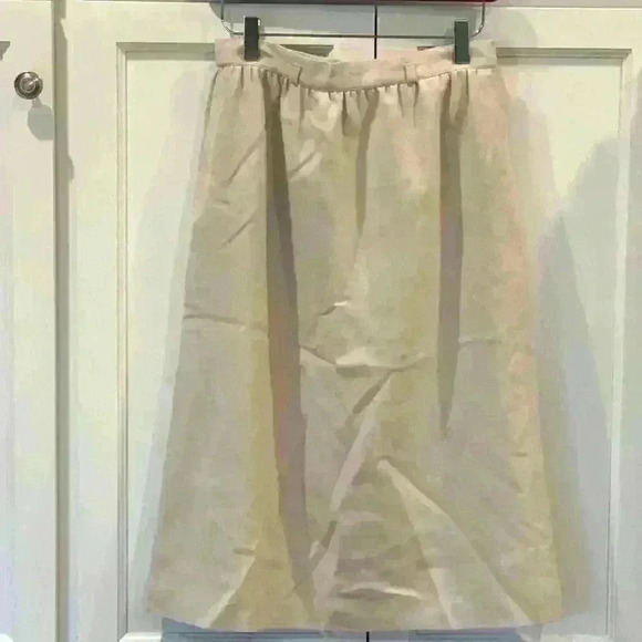 Vintage Weathervane Cream Wool Skirt 26 Waist XS UNION MADE - Picture 1 of 4